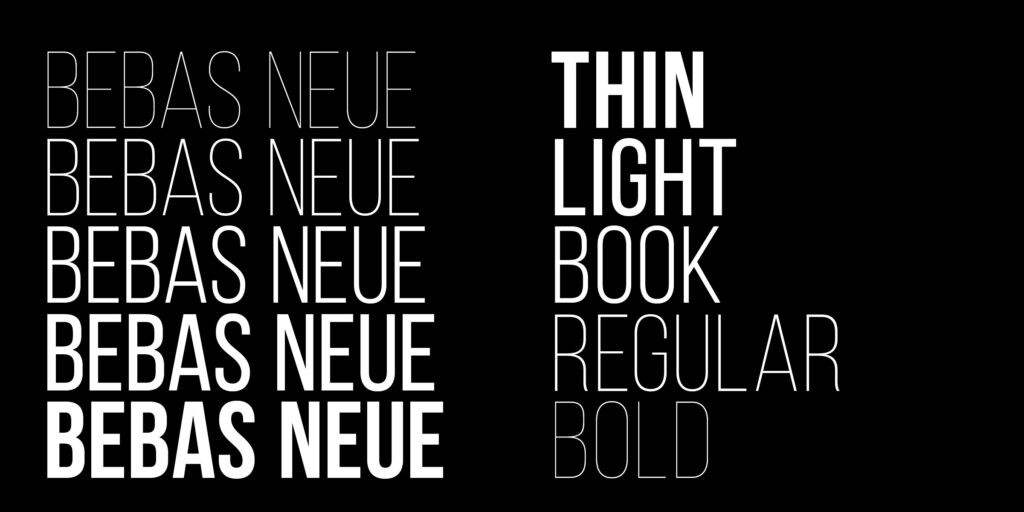 Bebas neue Spartan free font